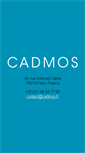 Mobile Screenshot of cadmos.fr