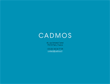 Tablet Screenshot of cadmos.fr
